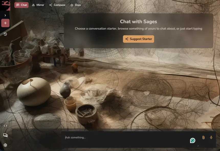 GroundedNinja Sage chat interface